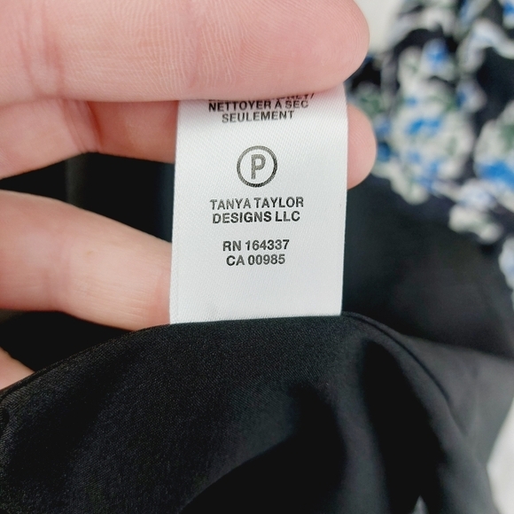 New TANYA TAYLOR Edita Floral Silk Blend Fit and Flare Dress P5500 - Picture 9 of 10